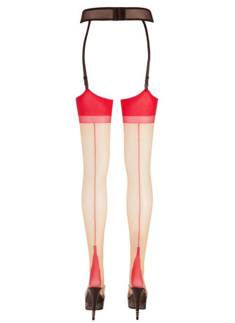 Stockings skin/red